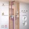 Kibi Circular Pressure Balanced Ceiling Mounted 2-Function Shower System with Rough In Valve- Chrome KSF408CH - alternate 3